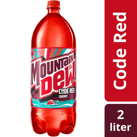 Product Summary: Mountain Dew Code Red, 2 Liter Bottle