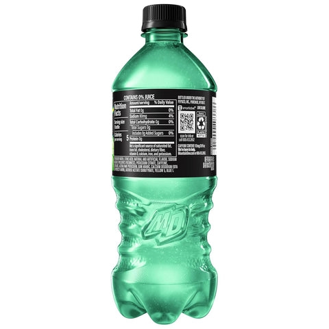Product Summary: Mountain Dew Baja Blast Zero Sugar 20oz