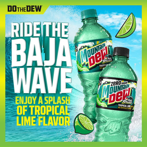 Product Summary: Mountain Dew Baja Blast 20oz