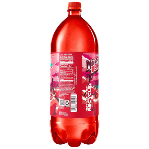 Product Summary: Mountain Dew Code Red, 2 Liter Bottle