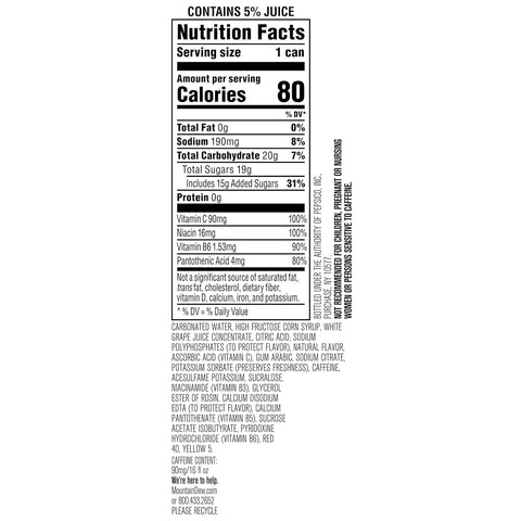 Product Summary: Mountain Dew Kickstart Strawberry Start-Up (16 Ounce Cans, Pack of 12)