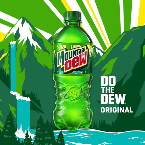 Product Summary: Mountain Dew, 12 Fl Oz Bottles, 8 Pack