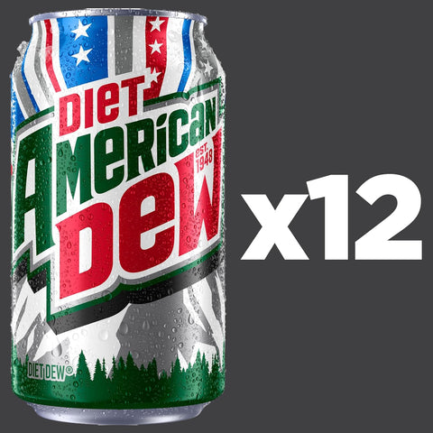 Product Summary: Diet Mountain Dew Soda, 12 Fl Oz Cans (Pack of 12)