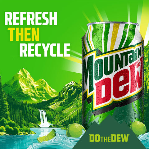Product Summary: Mountain Dew Soda Pop, Dirty Mountain Dew, Cream Soda Dew, 12 fl oz Cans, (12 Pack)