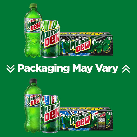 Product Summary: Diet Mountain Dew Soda, 12 Fl Oz Cans (Pack of 12)