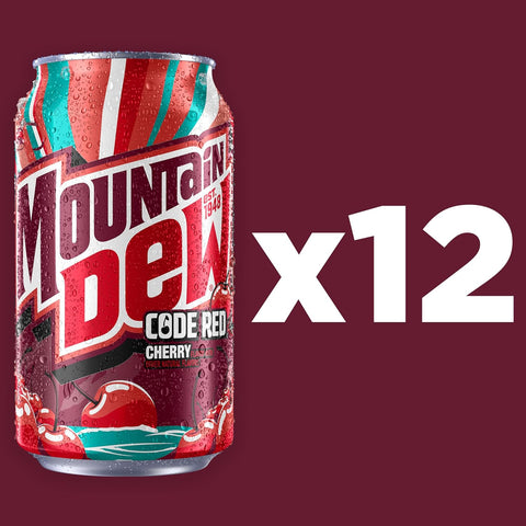 Product Summary: Mountain Dew Code Red Cherry, 12 Fl Oz Cans, 12 Pack