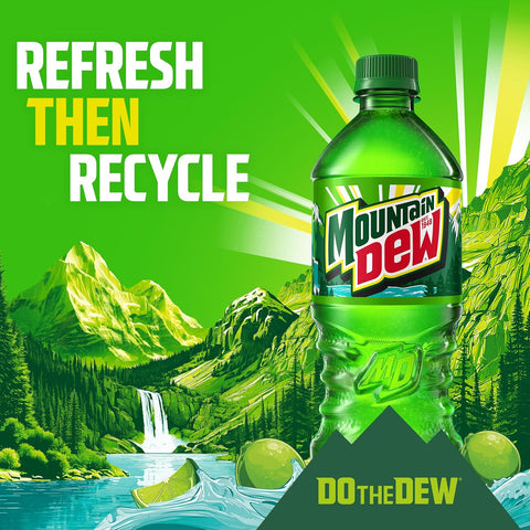 Product Summary: Mountain Dew Baja Blast Zero Sugar 20oz