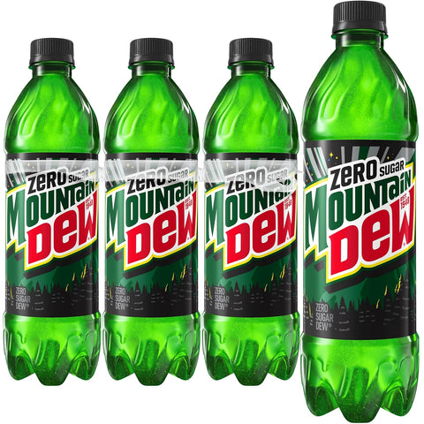 Product Summary: Mountain Dew Zero, 16.9 Fl Oz Bottles, 6 Pack