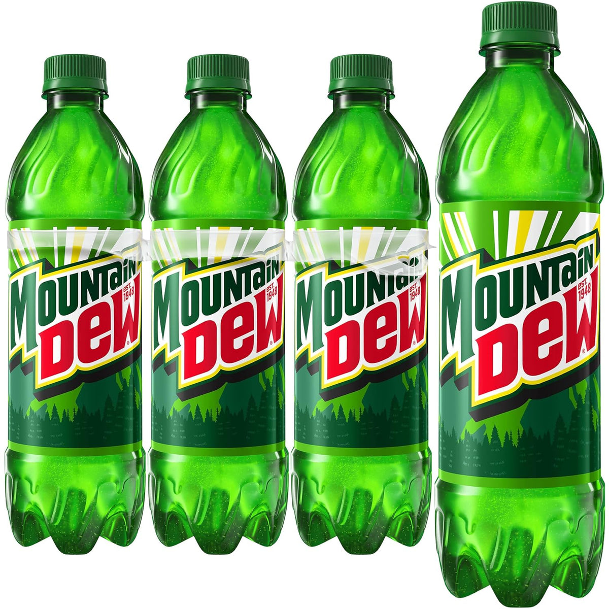 Product Summary: Mountain Dew, 16.9 Fl Oz Bottles, 6 Pack
